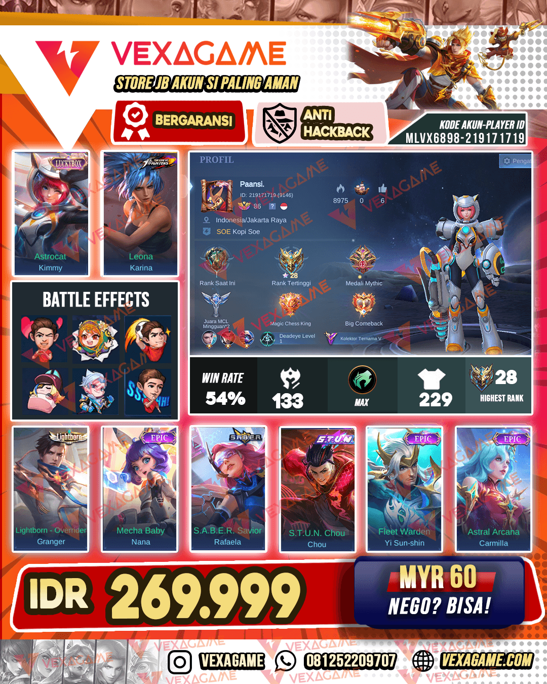 Kimmy Luckybox | Chou Stun | Emblem Hero Max