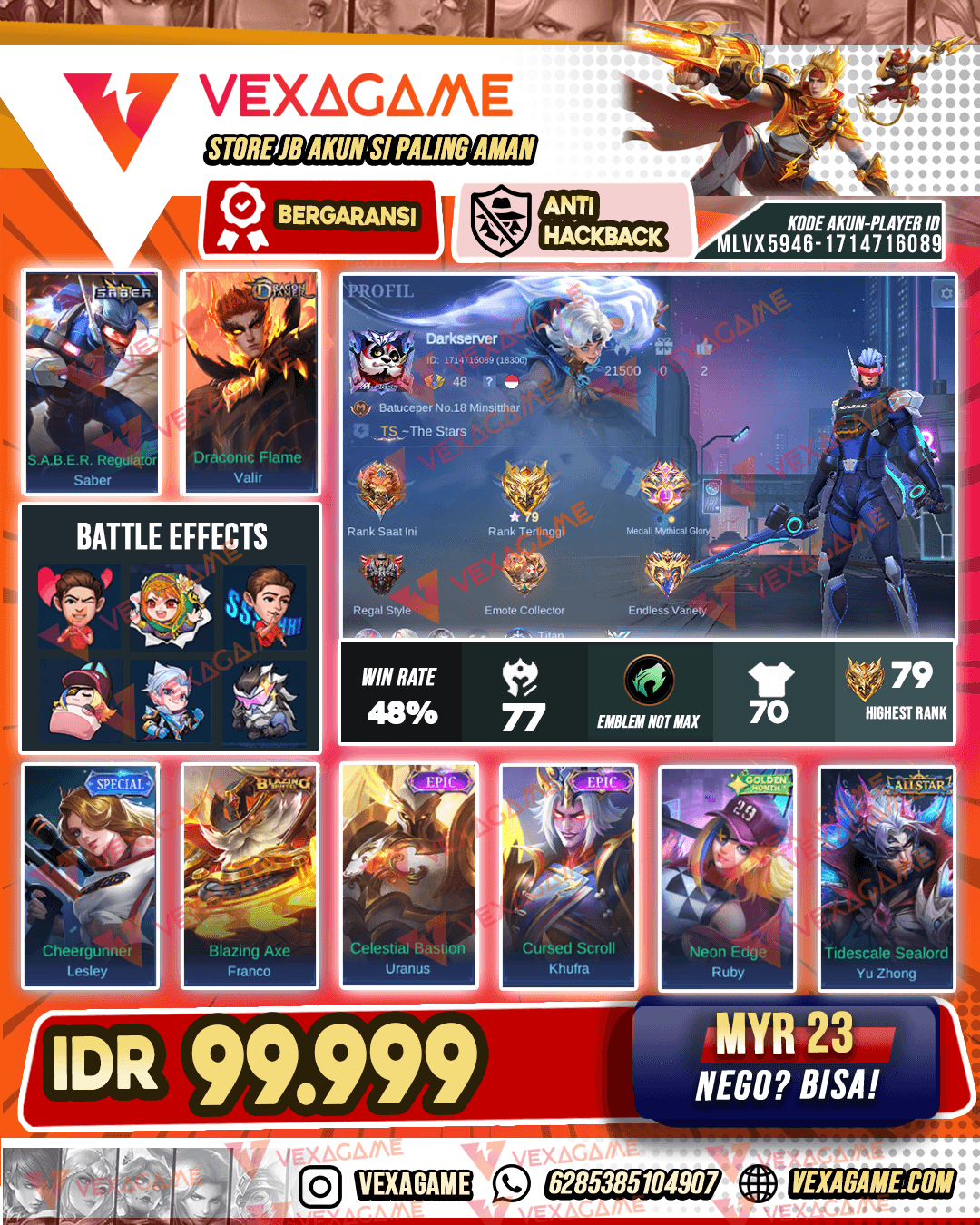 Saber SABER X Valir Dragon Tamer