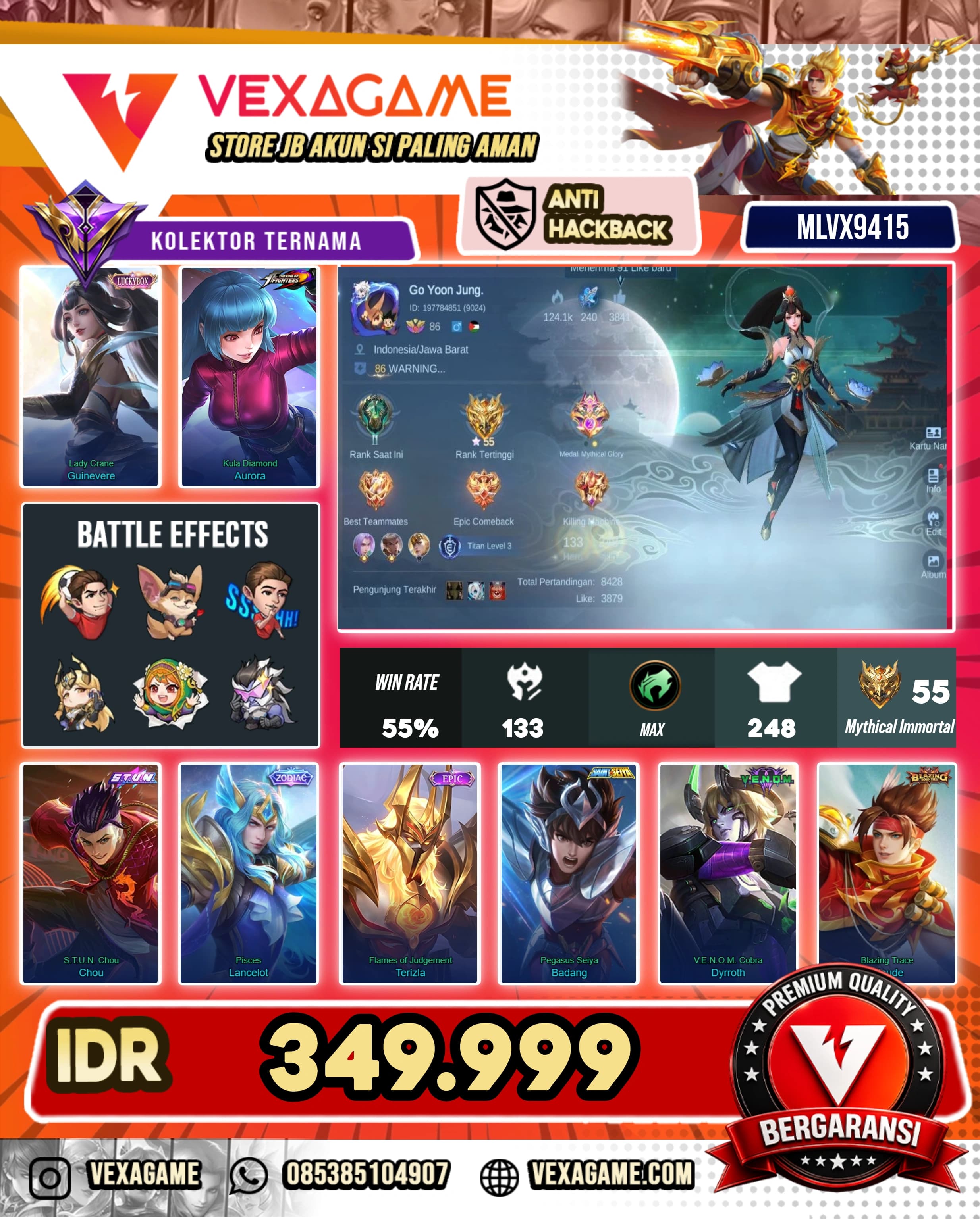 Guinevere Luckybox | Chou Stun | Aurora Kof