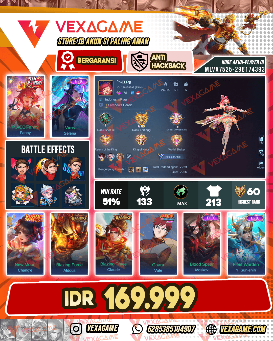 Fanny Pace | Selena Epic | Emblem Hero MAX