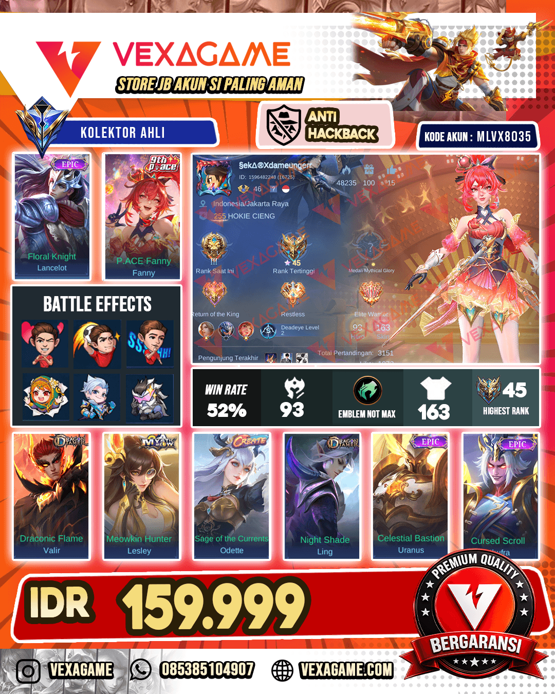 Fanny Pace | Lancelot Epic
