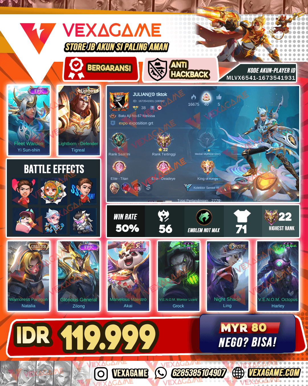 YSS EPIC | TIGREAL LIGHTBORN