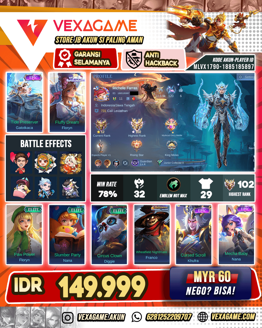 Polosan Ex Immortal | WR Cakep | User ROAM