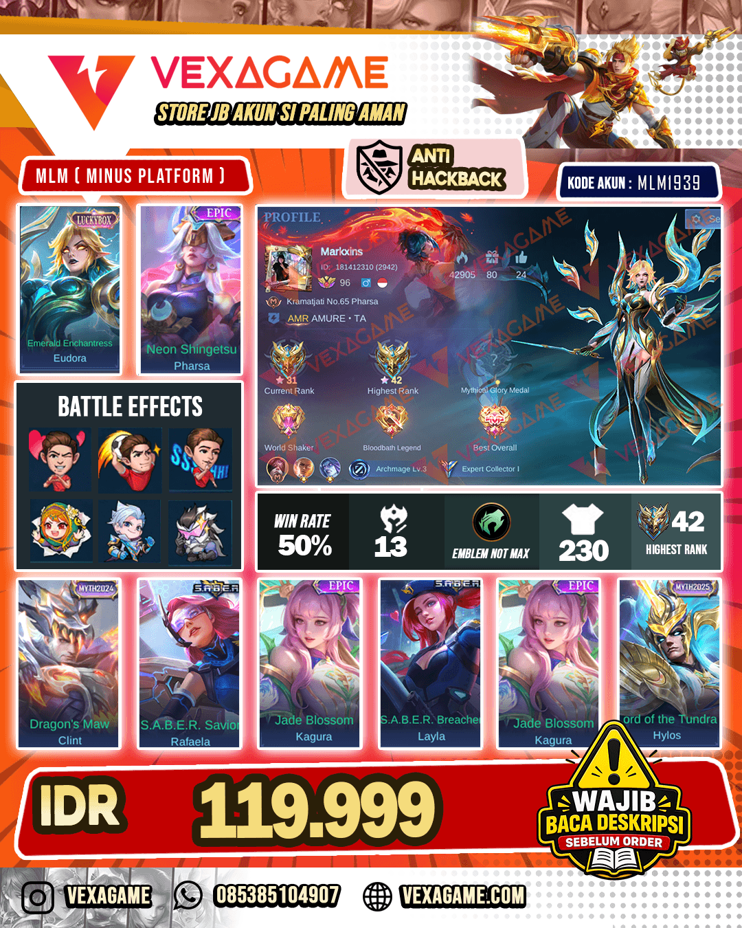 Eudora Luckybox X Pharsa Epic