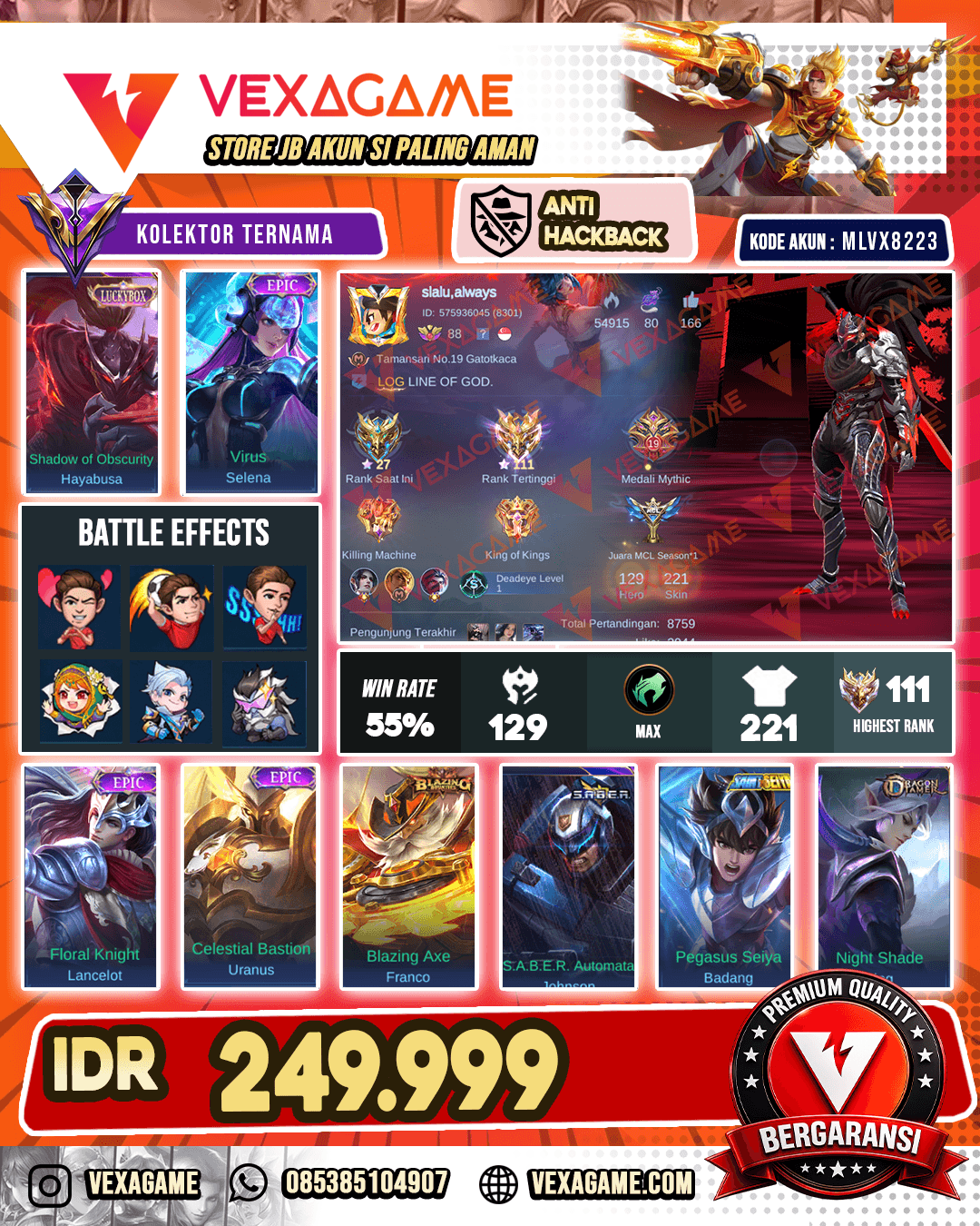 Hayabusa Luckybox Ex Immortal