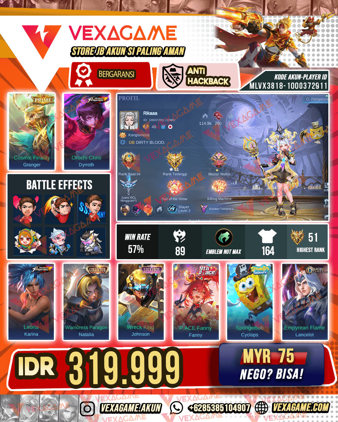 Granger PRIME X Dyrroth KOF | Johnson Luckybox