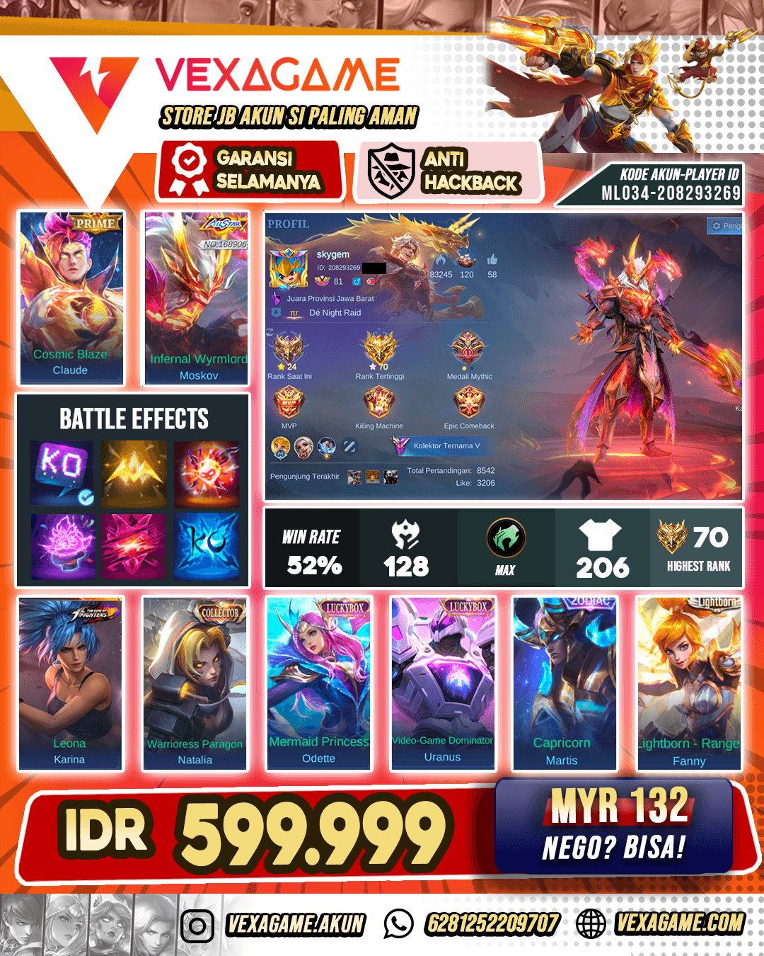 Moskov All Star Murah