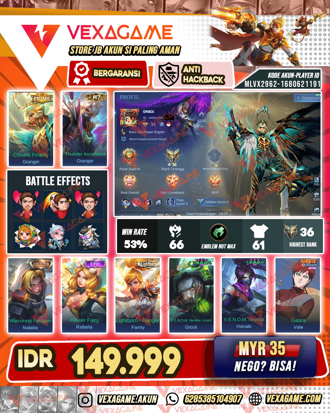 Granger Prime + Granger M7