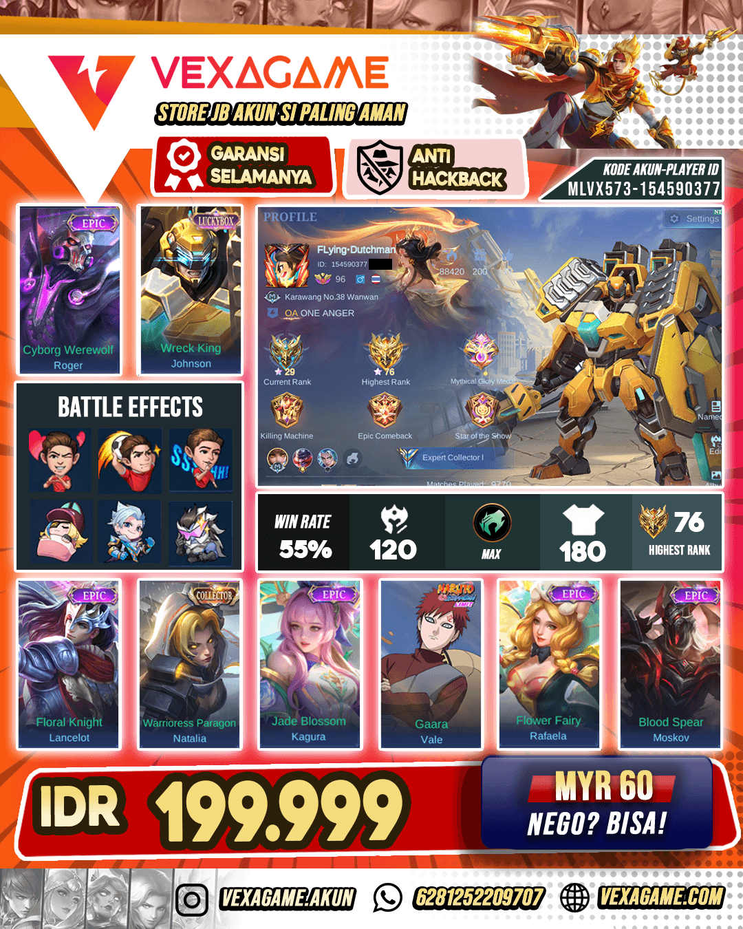 Jhonson Lucky Box Ex Glory