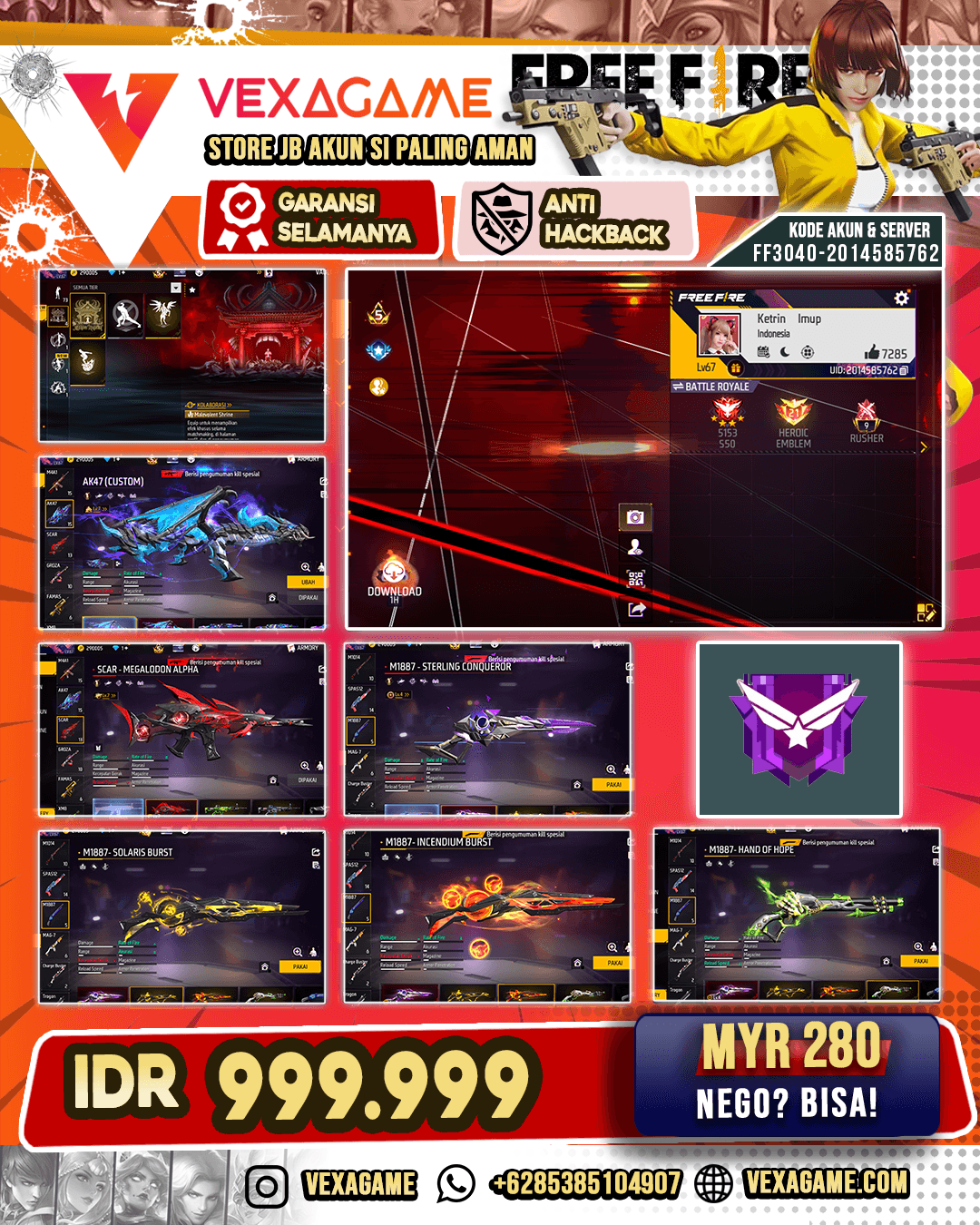 3 EVO 2 MAX | SG EVO ,Solar, Icedium + Lumut | Vault 500++