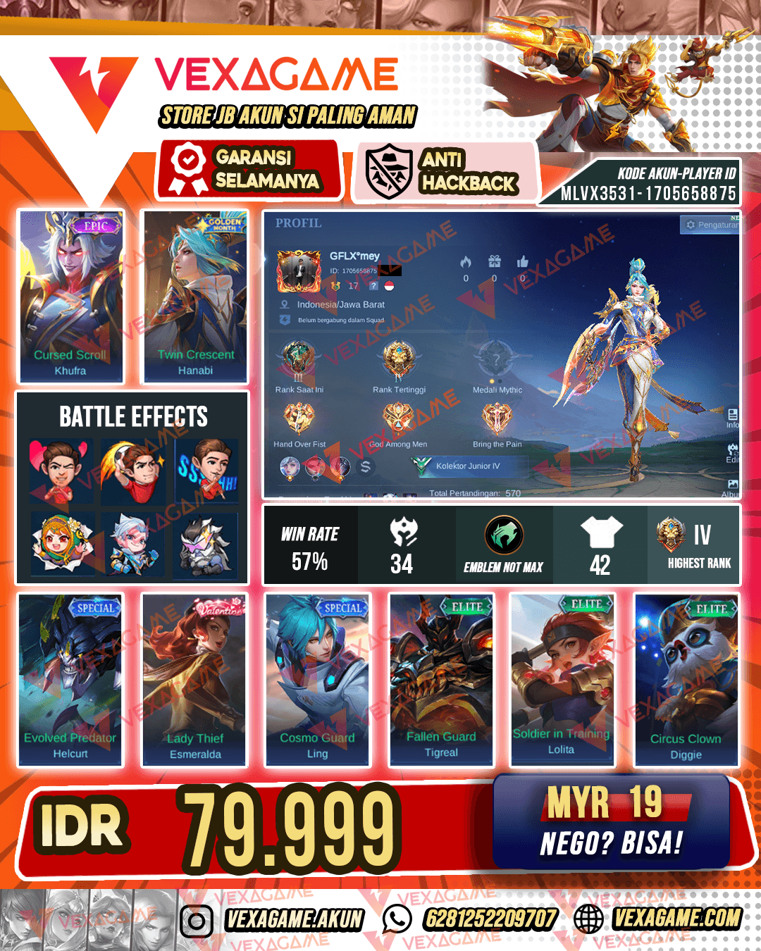 Akun murah
