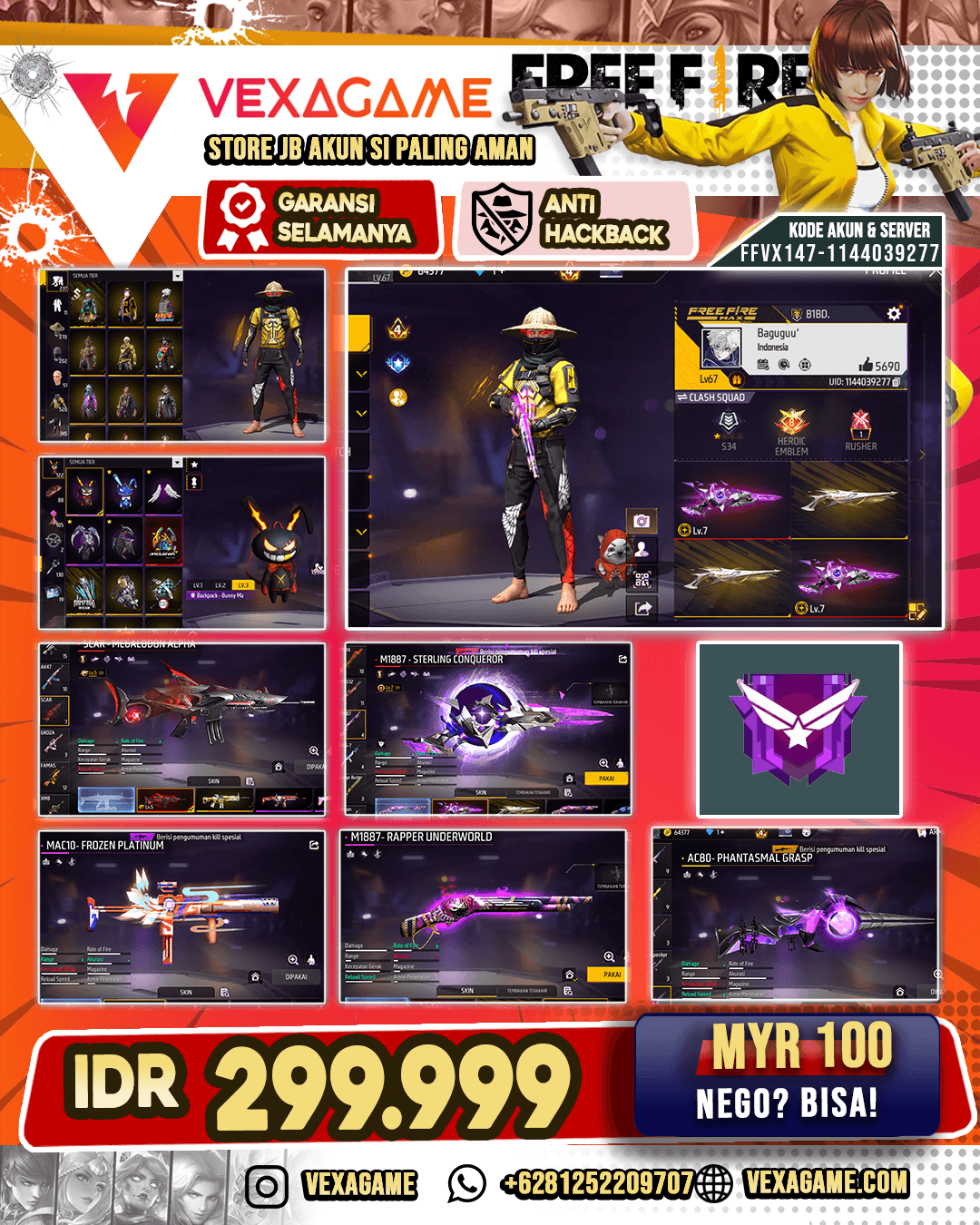 SG Rapper | Sterling EVO Lv. 7 | Scar EVO Lv. 5