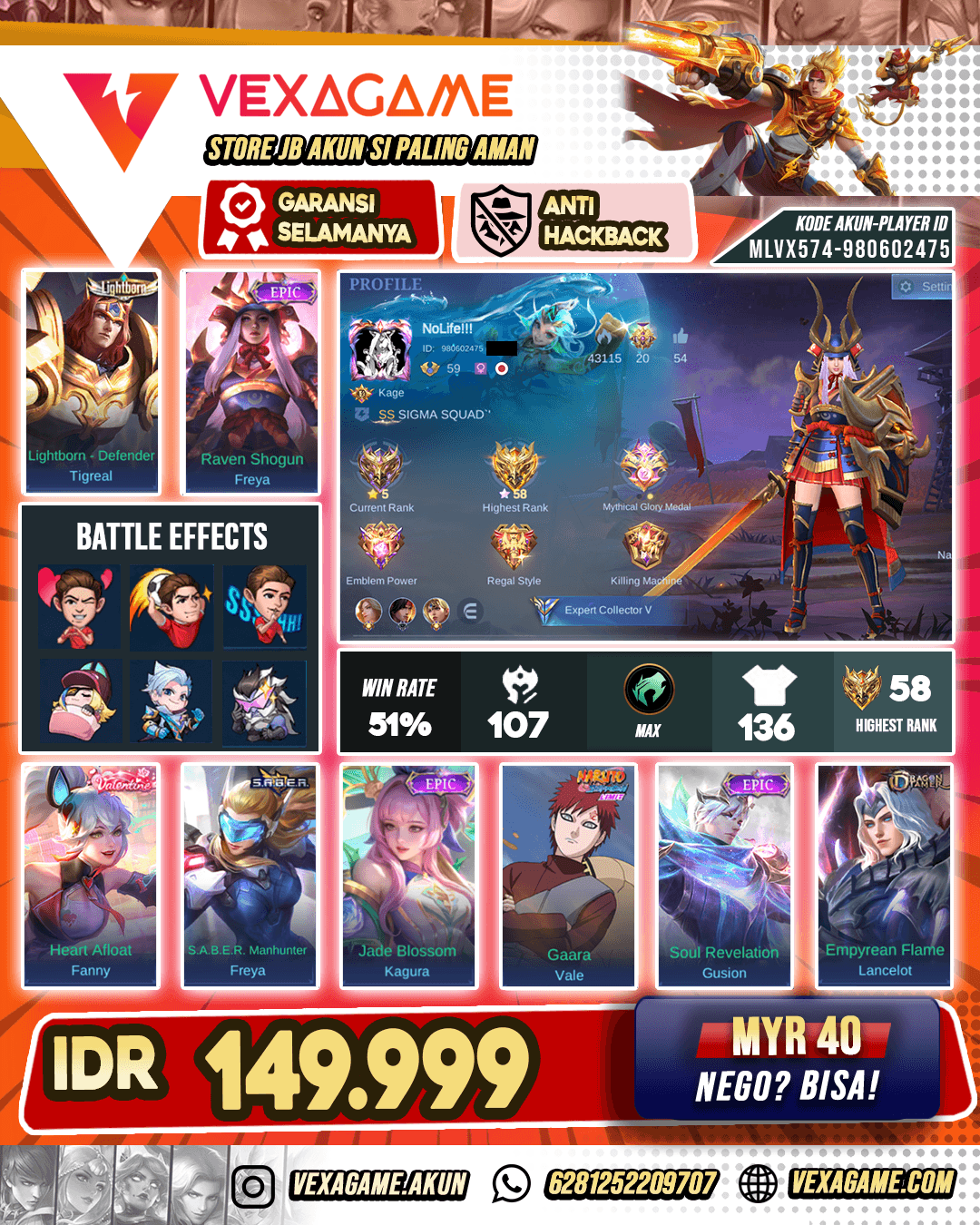 Freya Epic Ex Glory