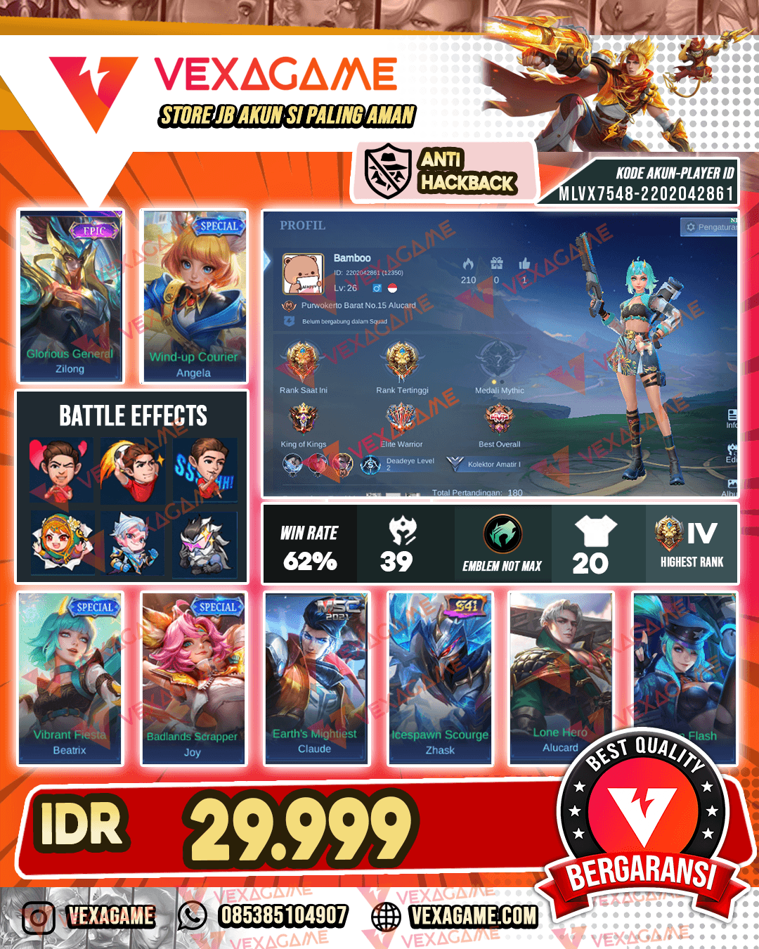 Akun Smurf Murah Bangett