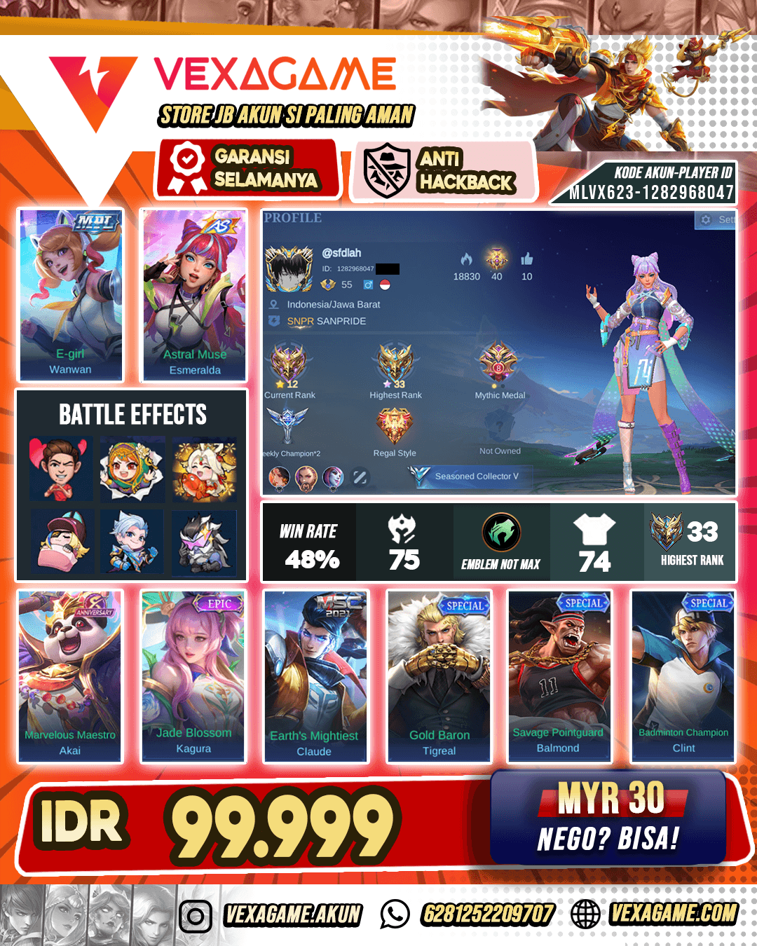 Kagura Epic X Emeralda AS Murah