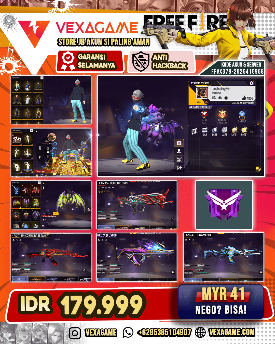 Famas Evo lvl 5 | Vault 300+