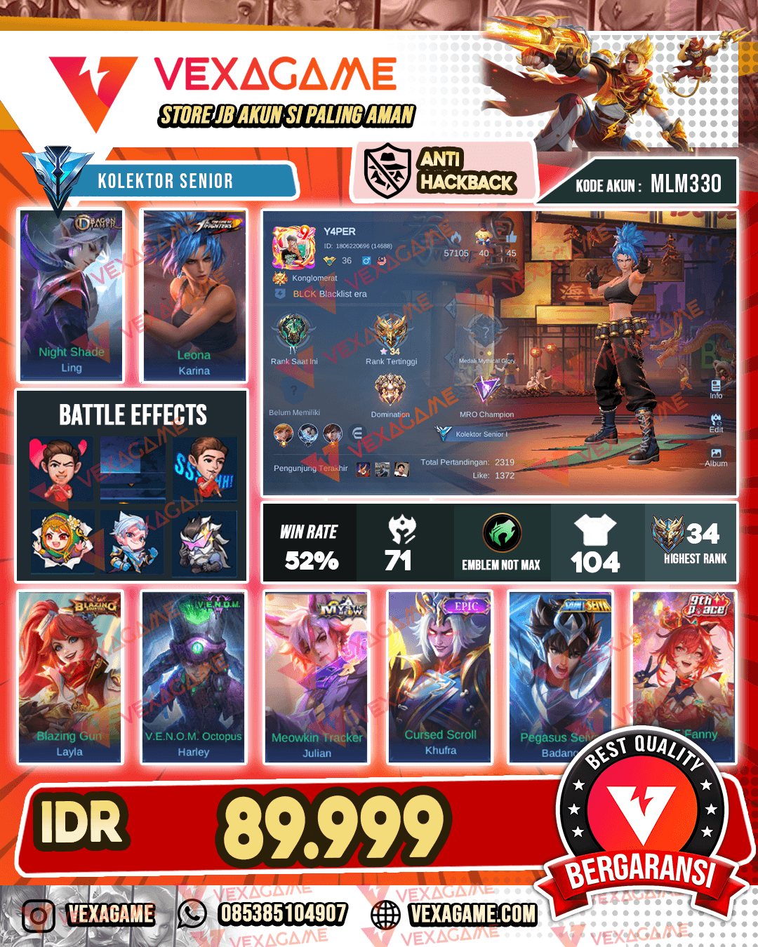 Ling Dragon Tamer X Karina KOF