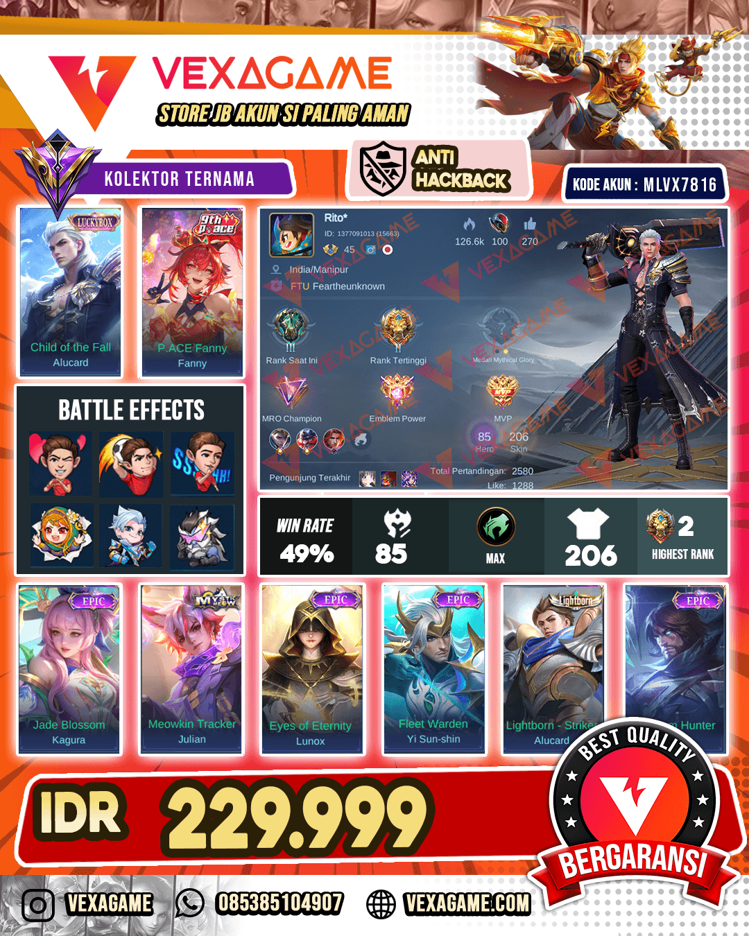 Alucard Luckybox | Fanny Pace