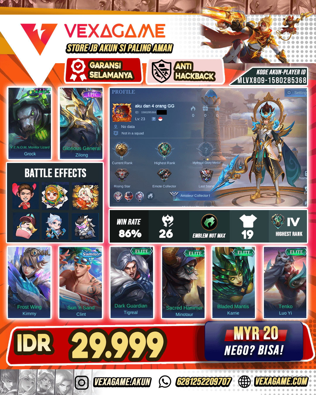Akun Super Murah
