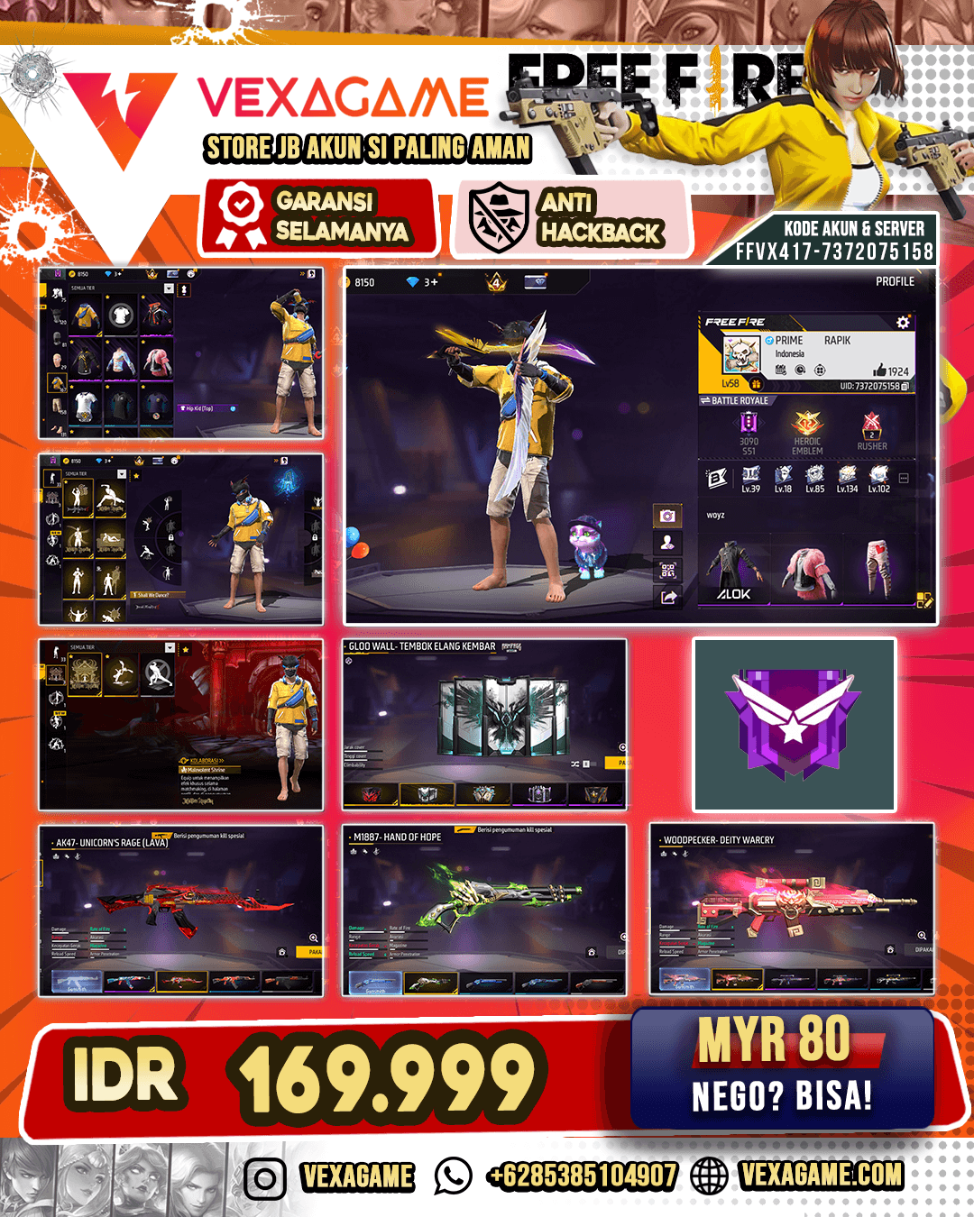Sg Lumut | Vault 100+ | Animasi Kedatangan JJK