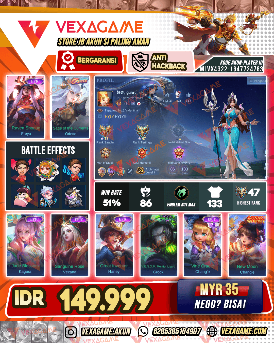 Freya Epic X Odette Create