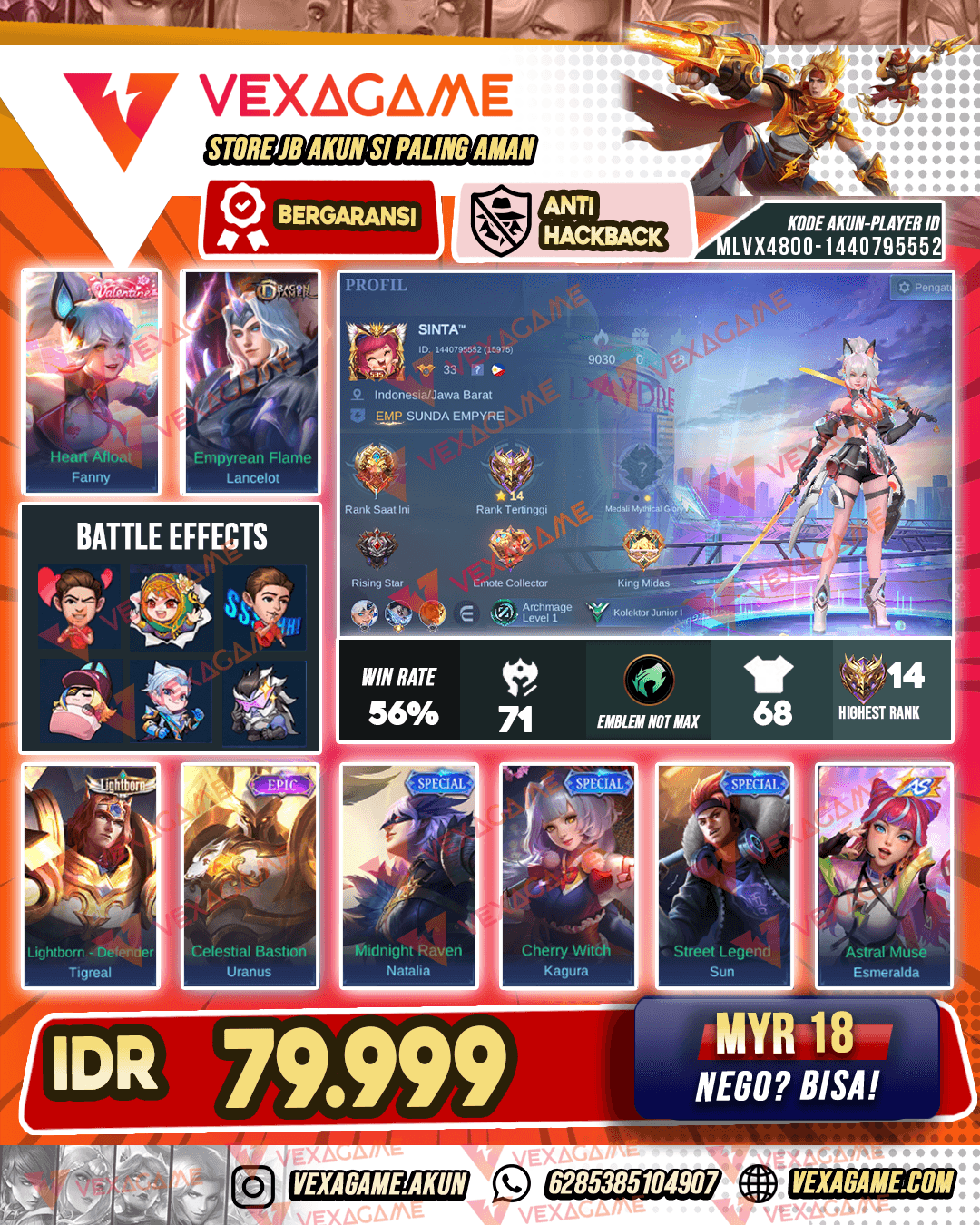 Fanny Valentine | Lancelot Dragon Tamer
