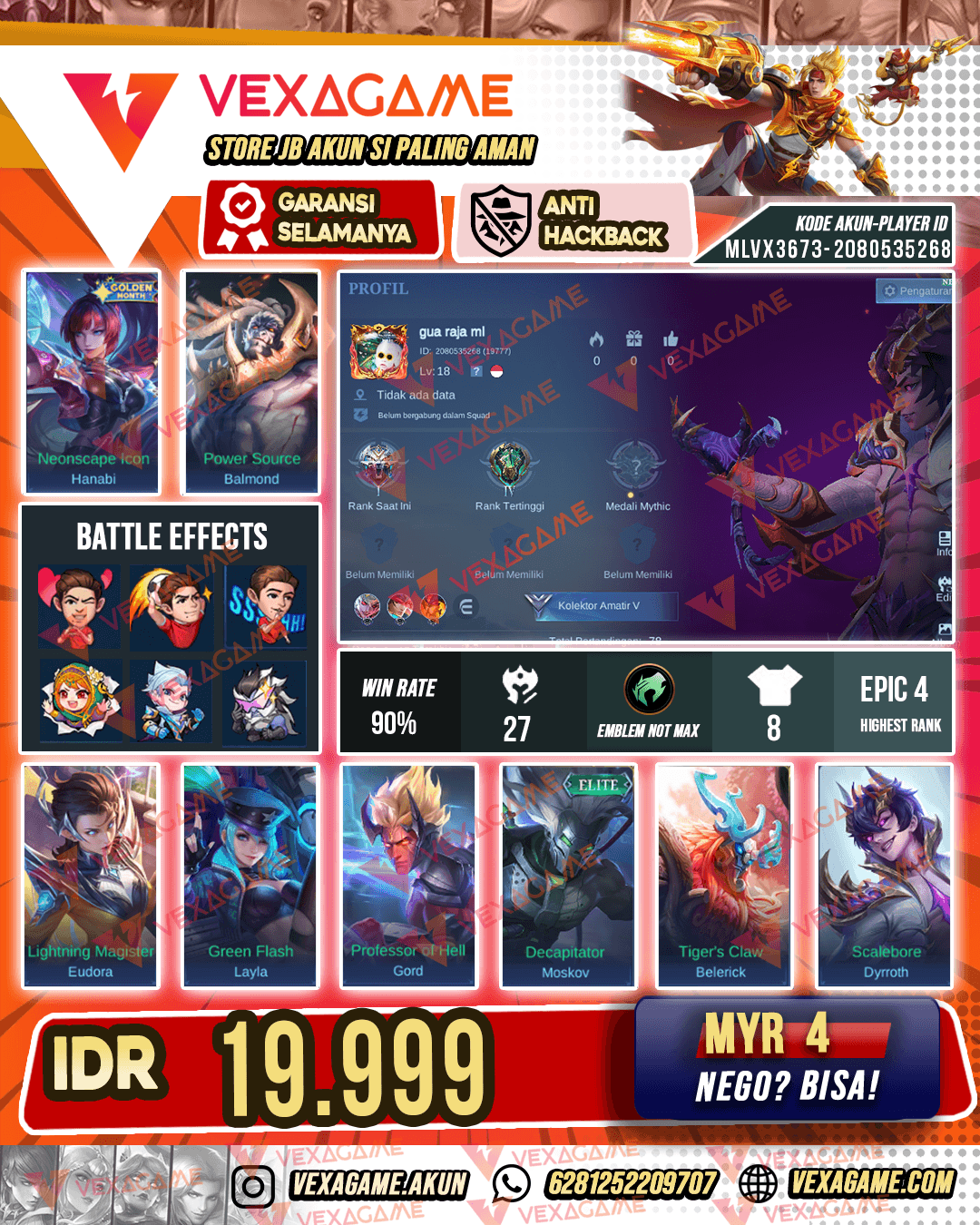 AKUN SMURF MURAH!!! POLOSAN