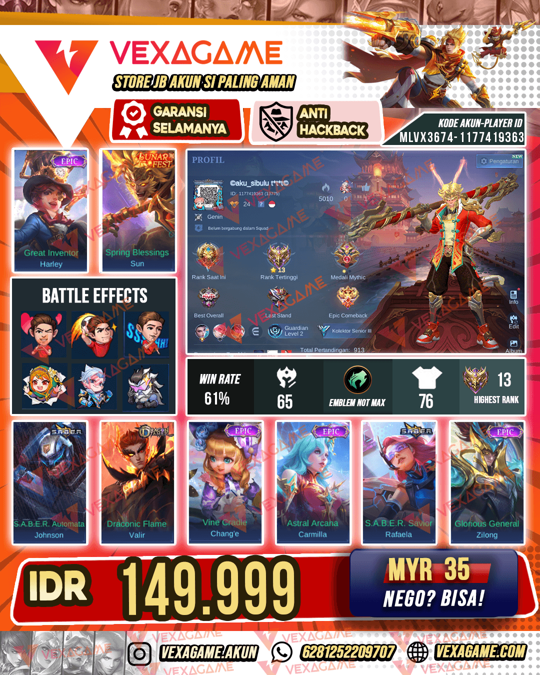 Sun Lunar Fest | Harley Epic |