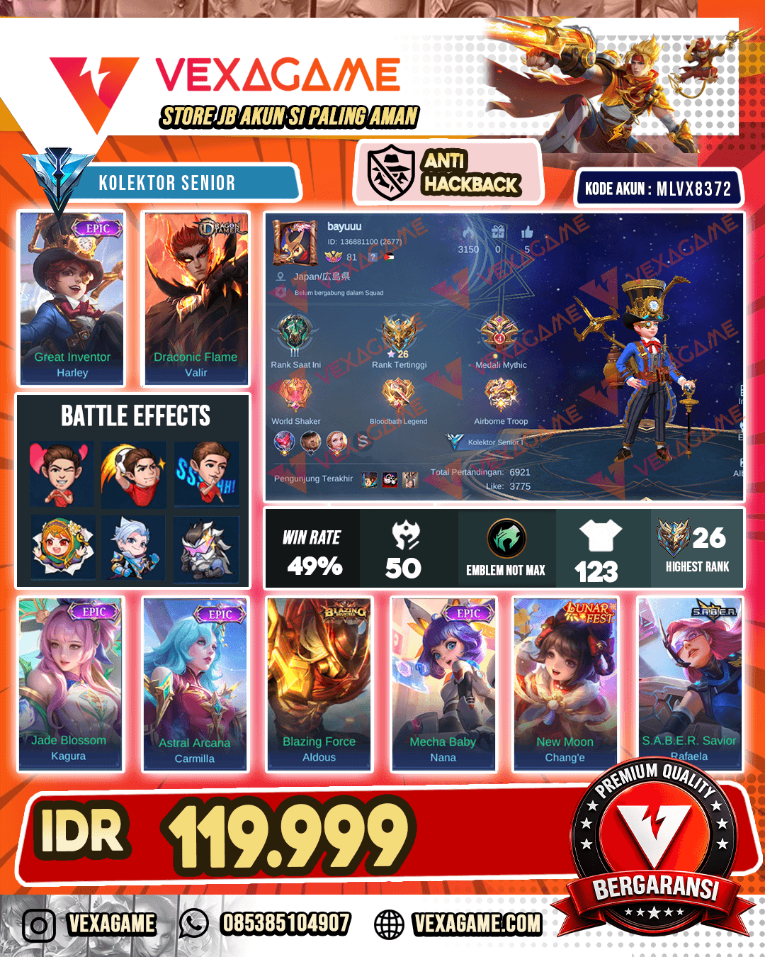Harley Epic X Valir Dragon tamer
