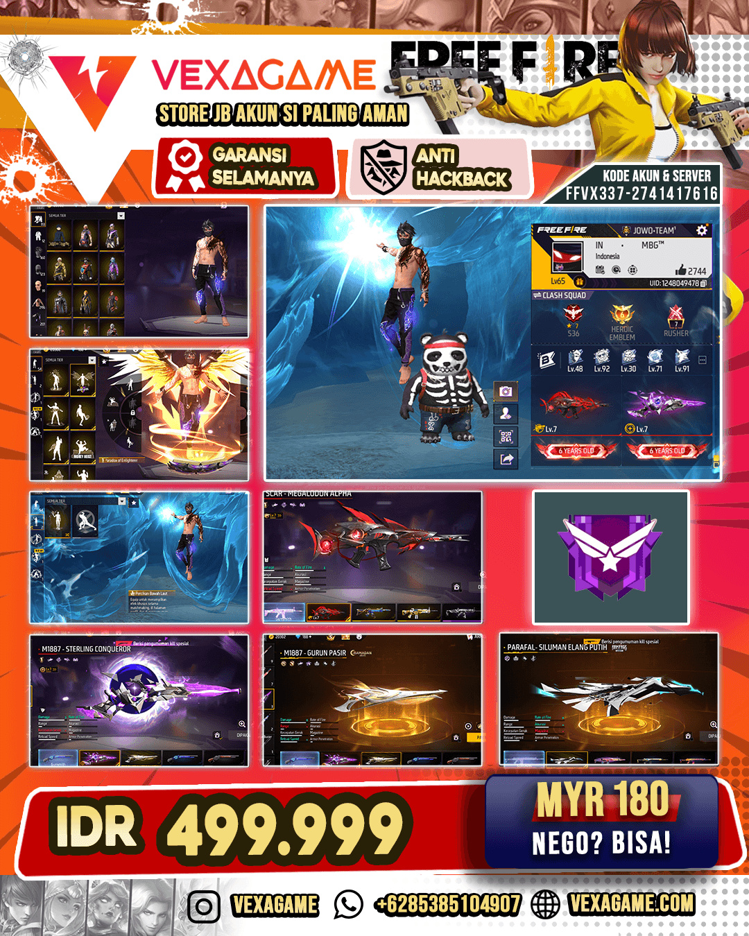 2 EVO MAX | SG Pasir X EVO | Vault TW 300 | Animasi Lobby ON