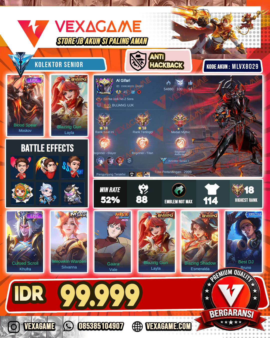 Moskov Epic X Layla Blazing