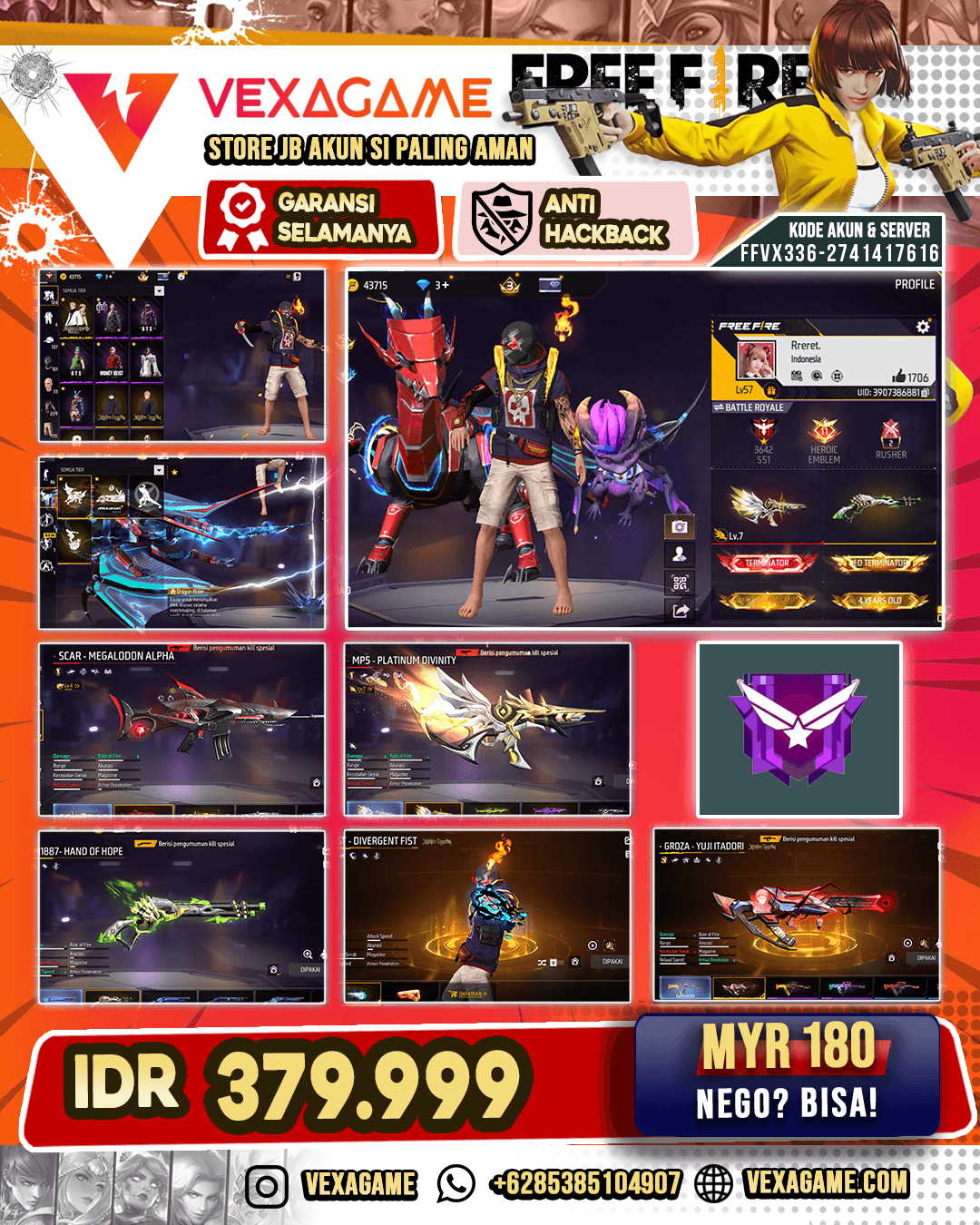 EVO 2 MAX 1 | SG Lumut | Vault 200 ++ | Animasi Lobby 3 | Angel Set ON