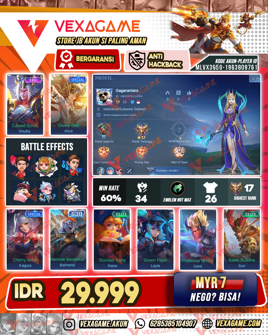 Akun Murah Polos