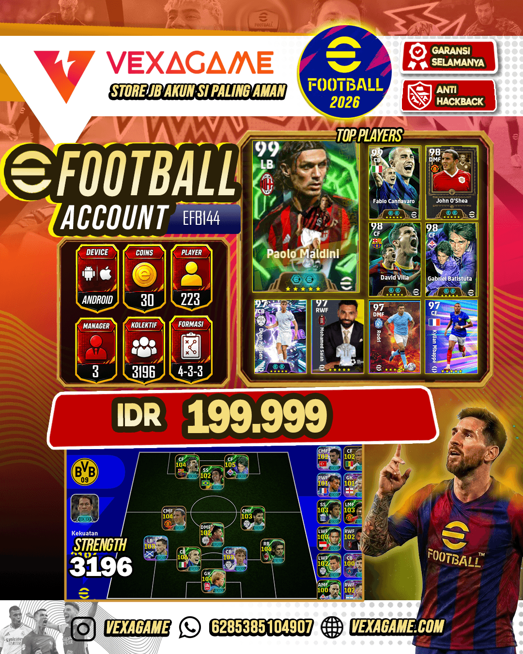 3 Manager DB | Bek Badak | Cannavaro ft Maldini | Gabriel Batistuta Epic | David Villa Epic | Merata
