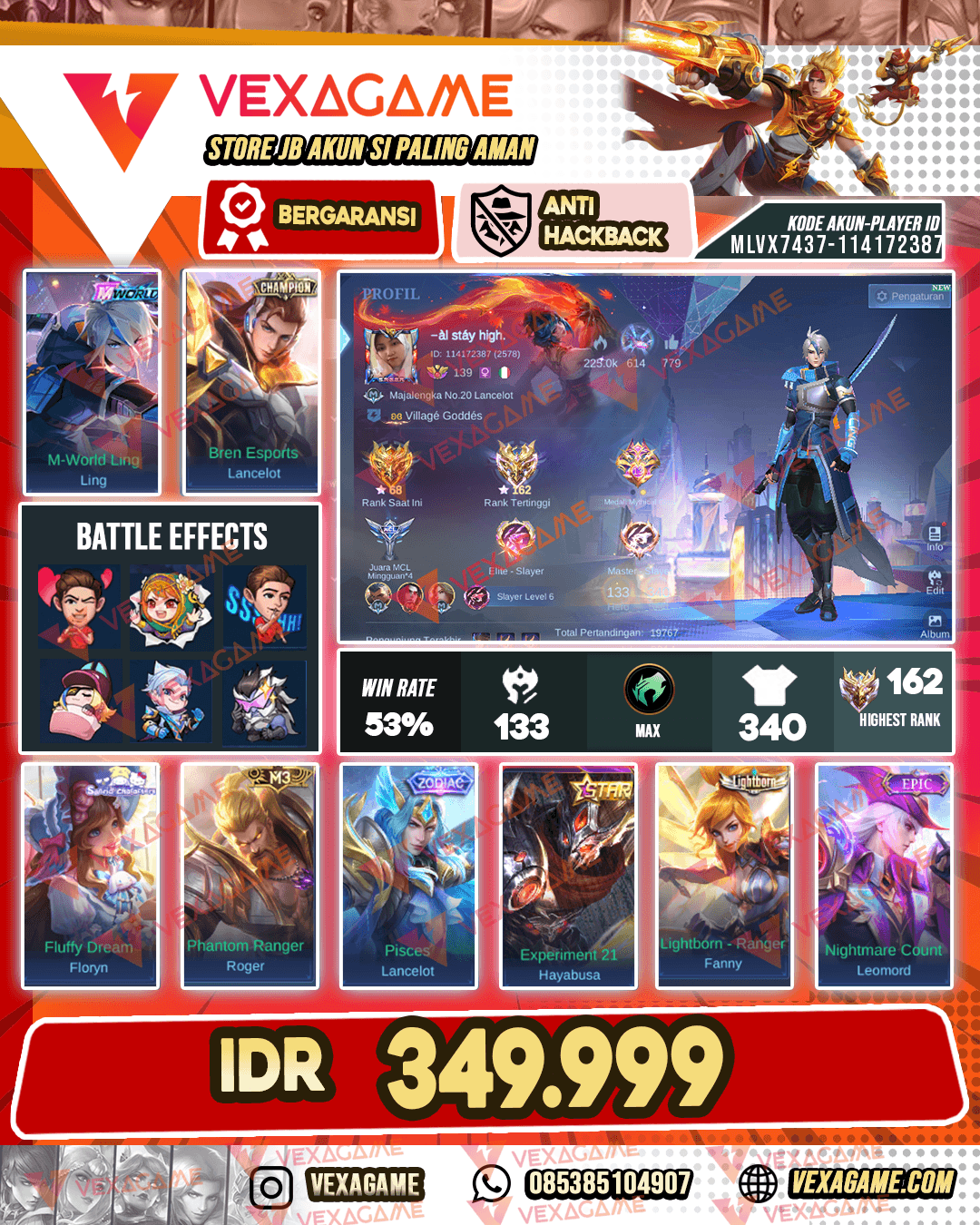 Ling M world | Lance Champiom Emblem Hero MAX