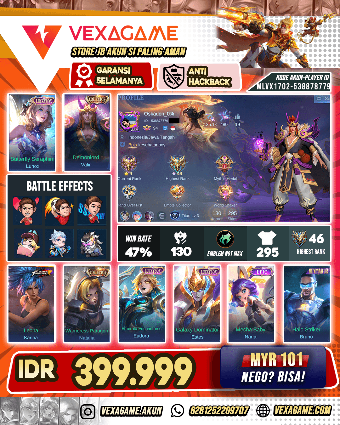 Valir Collector X Lunox Luckybox