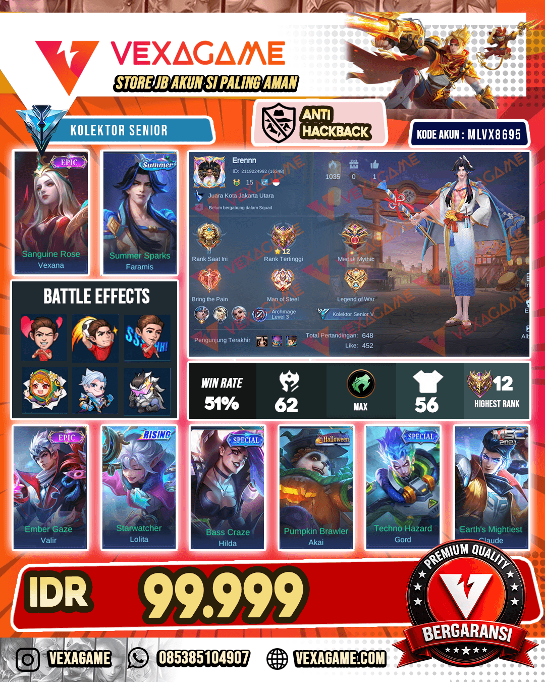 Faramis Summer | Vexana Epic