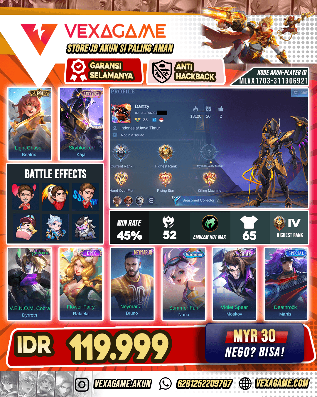 Kaja Luckybox X Beatrix M4