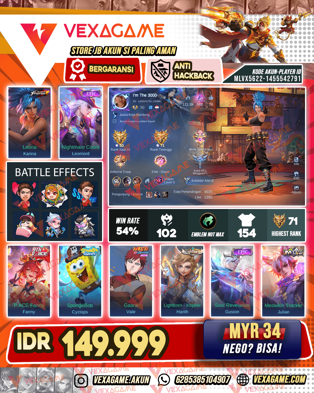Karina KOF | Leomord Epic