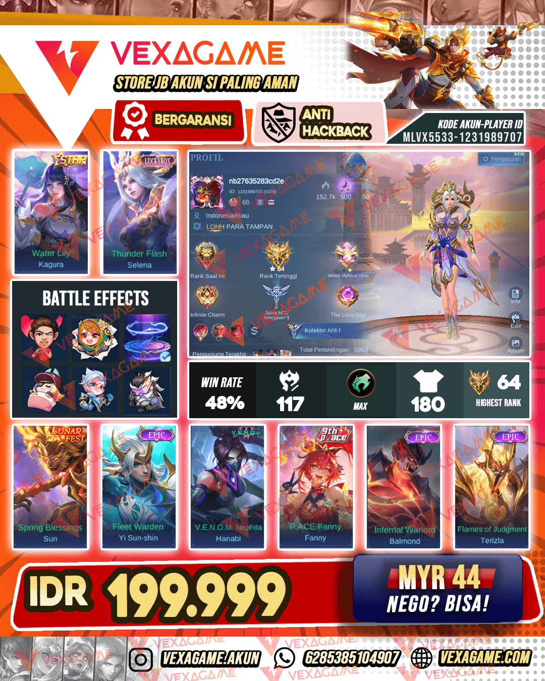 Selena Luckybox | Kagura Star | Recal Tas Tas