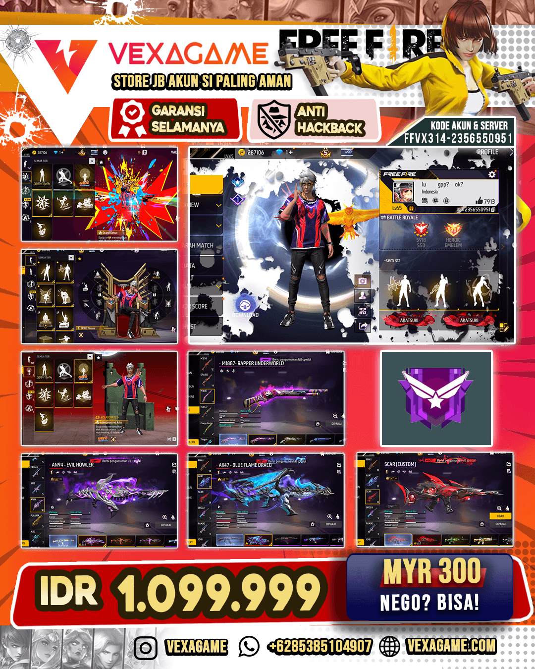 EVO 4 MAX 3 | SG Lumut X Reaper | Animasi Lobby 7 | Vault Gagah 500++