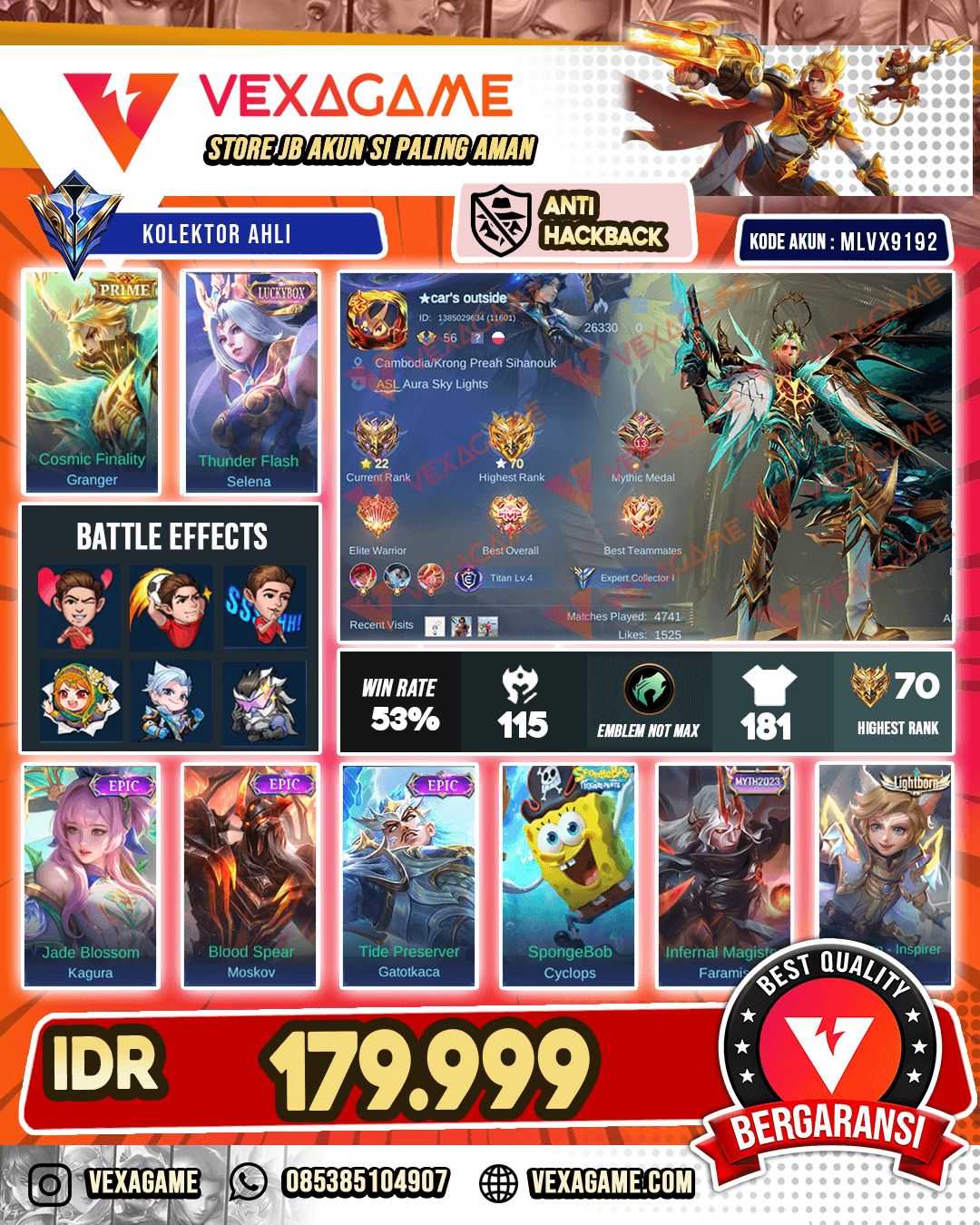 Granger Prime | Selena Luckybox