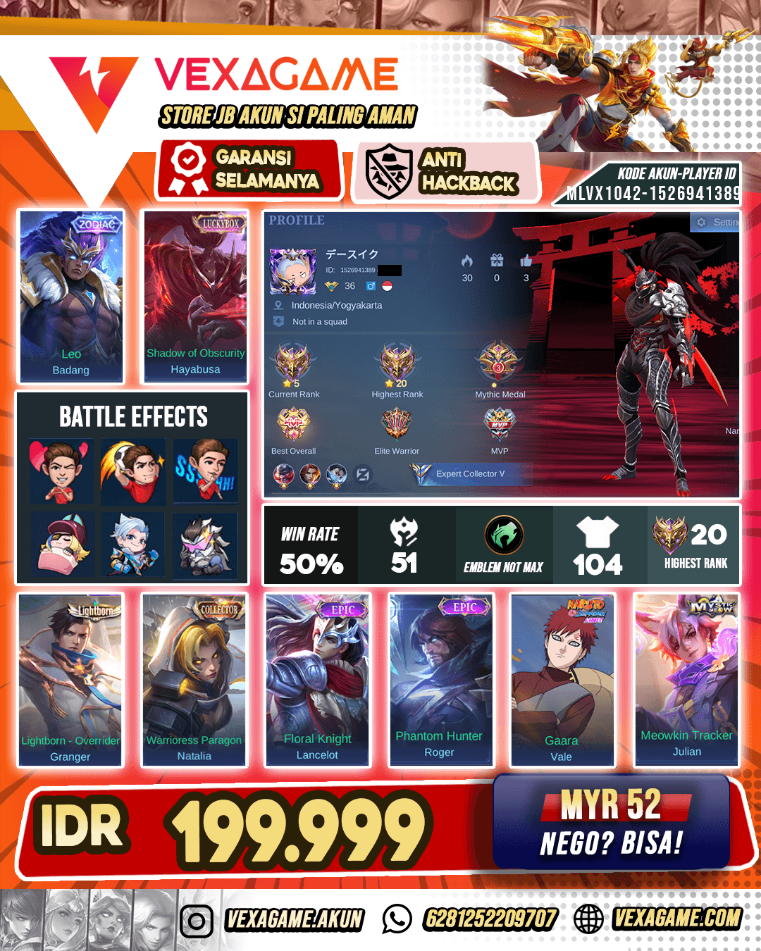 Hayabusa Luckybox Murah