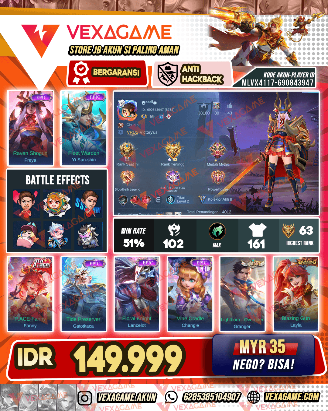 Freya Epic | Yss Epic