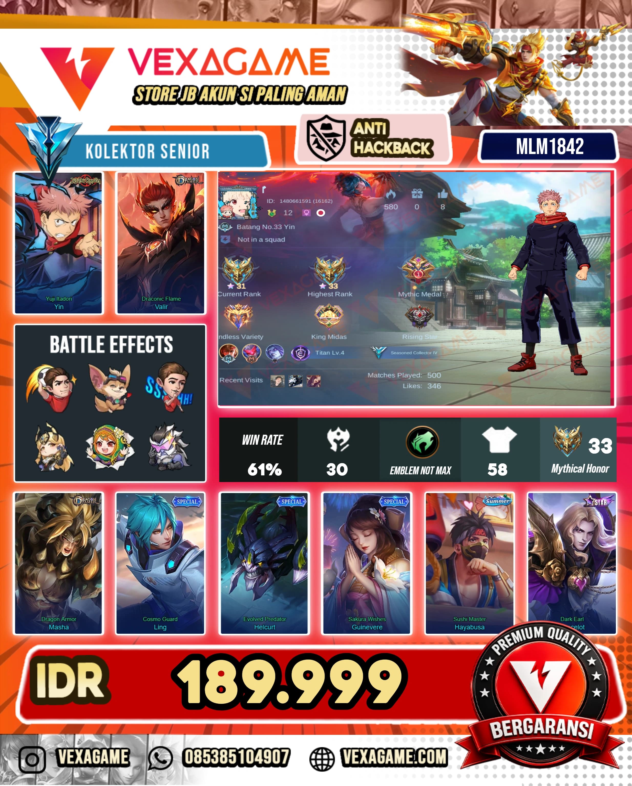 Yin JJK | Valir Dragon Tamer