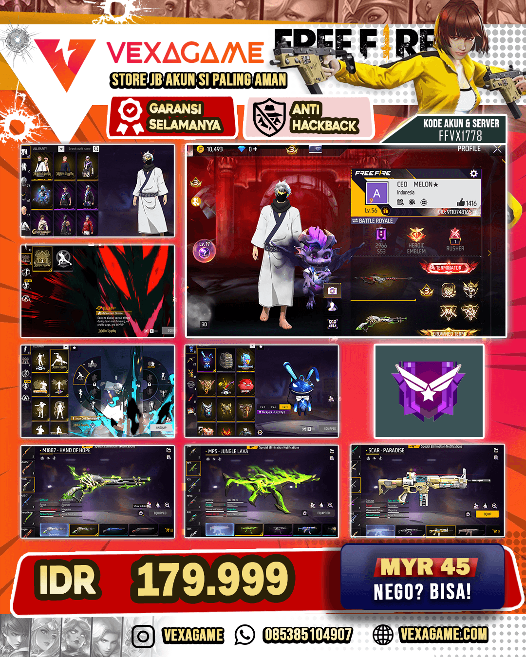 SG Lumut | Animasi Lobby ON | Bundle JJK ON