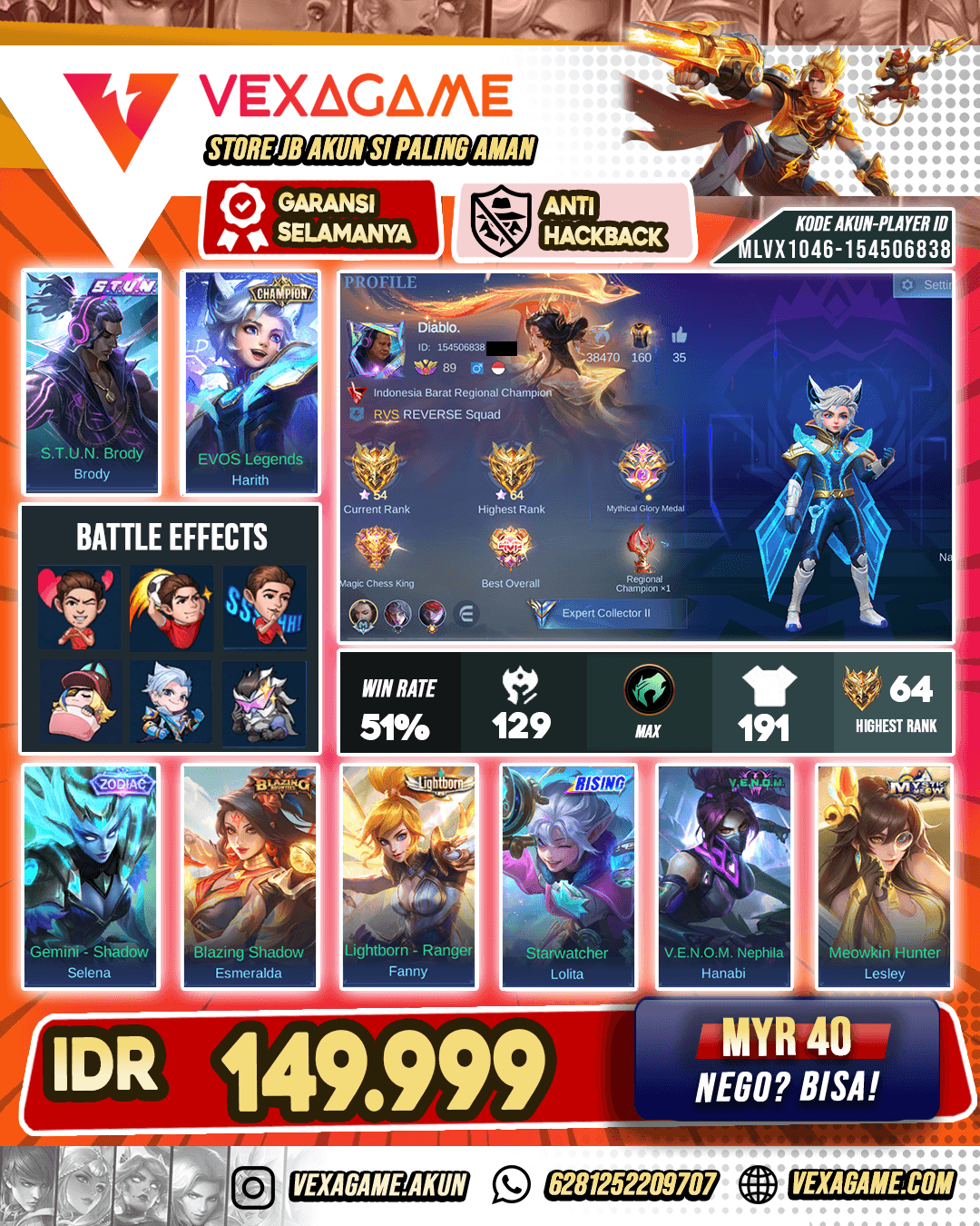 Harith CHAMPION Murah