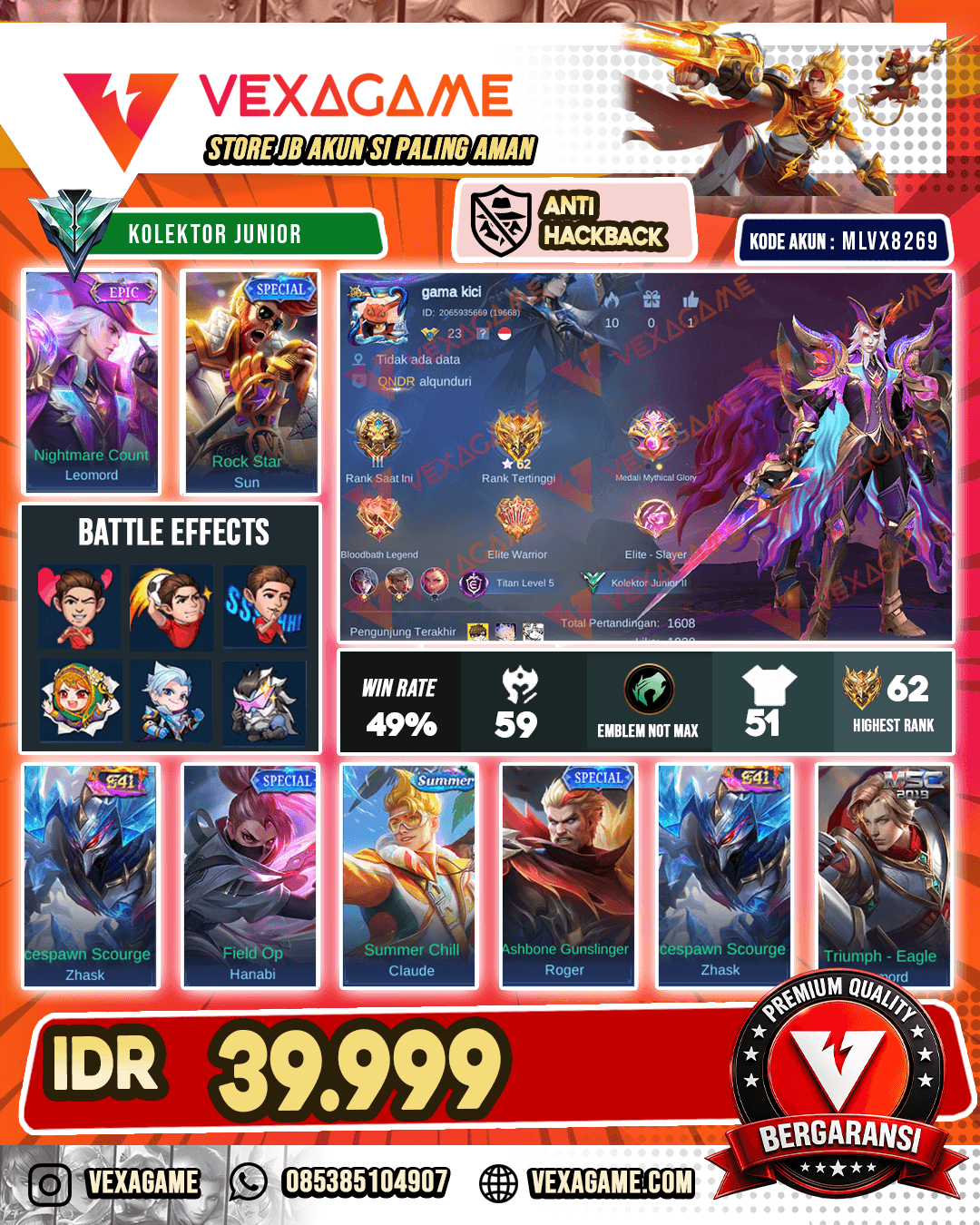 Akun Murah Harga Pelajar