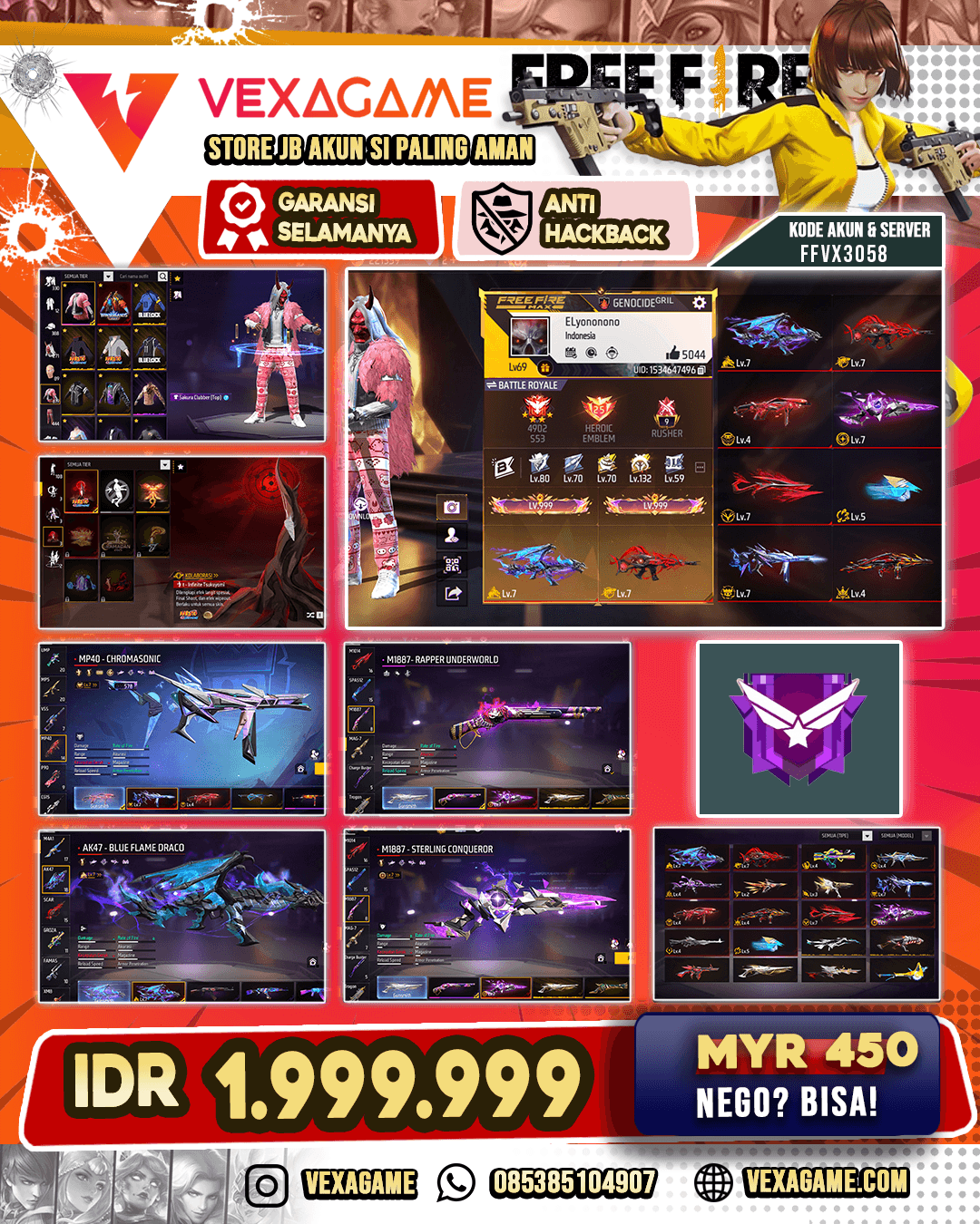 14 EVO | 5 MAX OTW 6 | SG2 8 Rasa | 5 Bluelock | Madara X Itachi | Zombiefied Samurai | Vault 600+