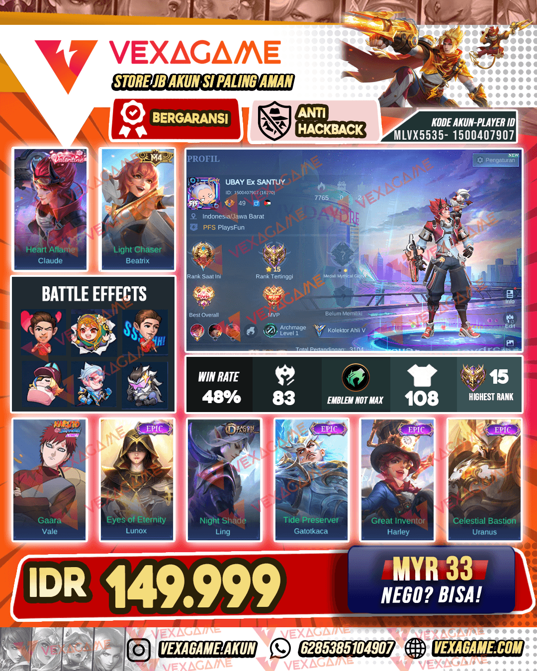 Claude Valentine | Beatrix M4